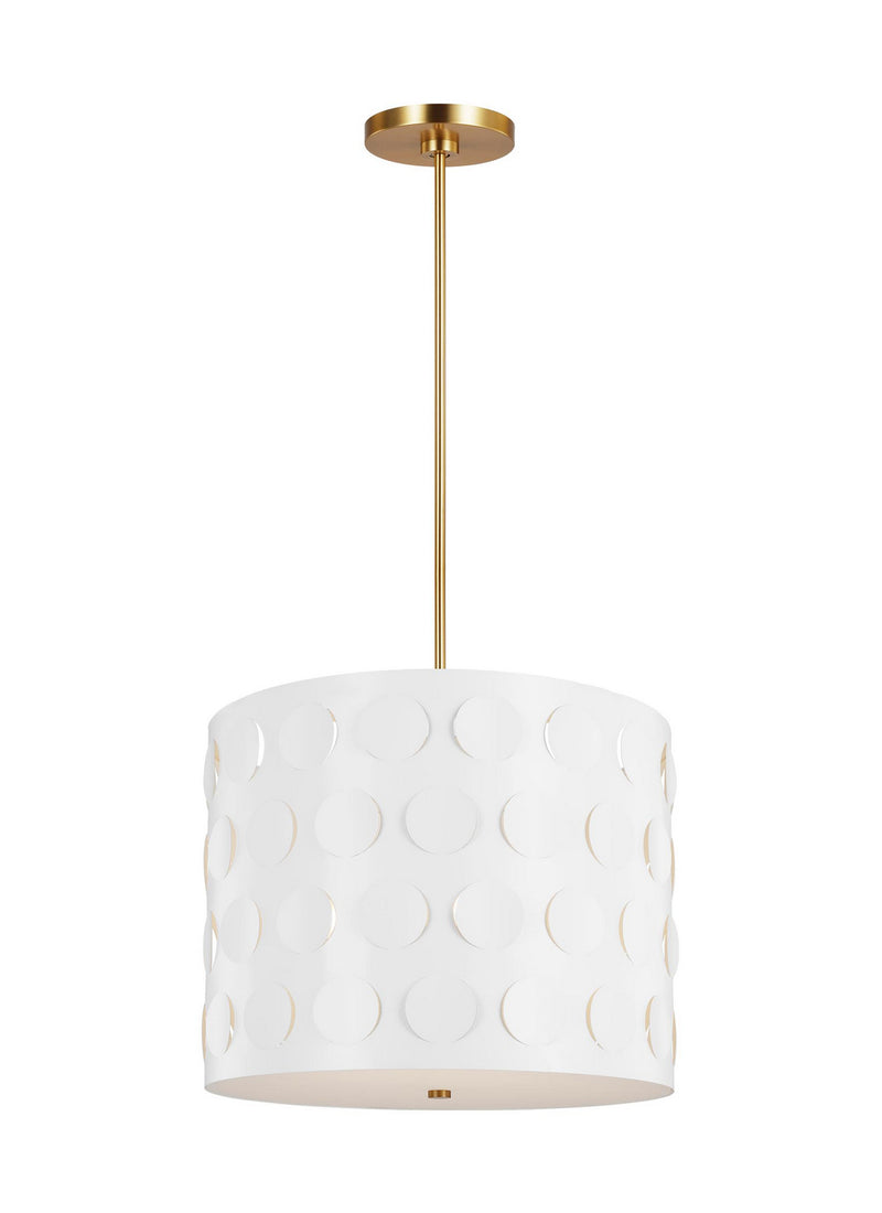 Visual Comfort Studio KSP1003BBS Dottie Three Light Pendant, Burnished Brass Alternate Image.jpg