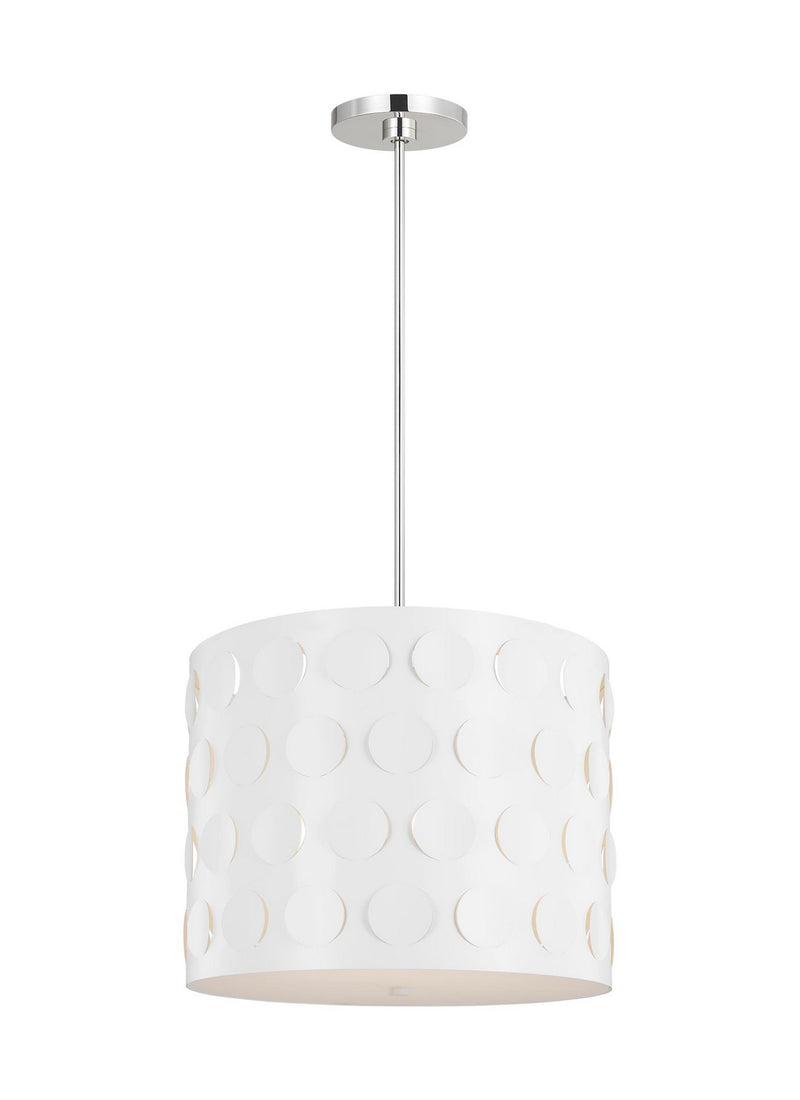 Visual Comfort Studio KSP1003PN Dottie Three Light Pendant, Polished Nickel Alternate Image.jpg