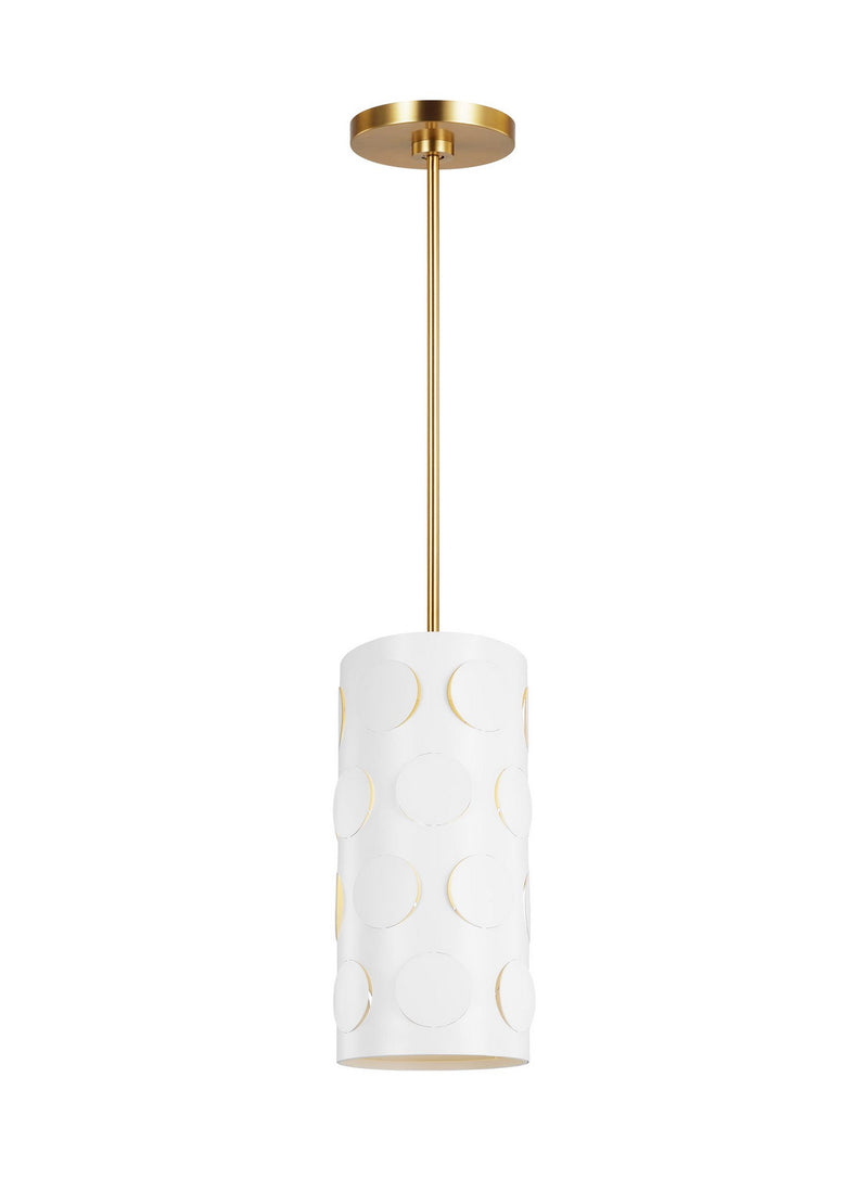 Visual Comfort Studio KSP1011BBS Dottie One Light Pendant, Burnished Brass Alternate Image.jpg