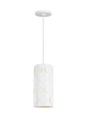 Visual Comfort Studio KSP1011MWT Dottie One Light Pendant, Matte White Alternate Image.jpg