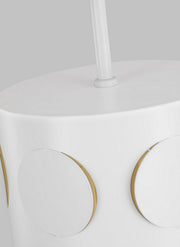 Visual Comfort Studio KSP1011MWT Dottie One Light Pendant, Matte White Alternate Image 3.jpg