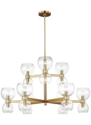 Visual Comfort Studio KSC10018BBSCG Londyn 18 Light Chandelier, Burnished Brass with Clear Glass Alternate Image.jpg