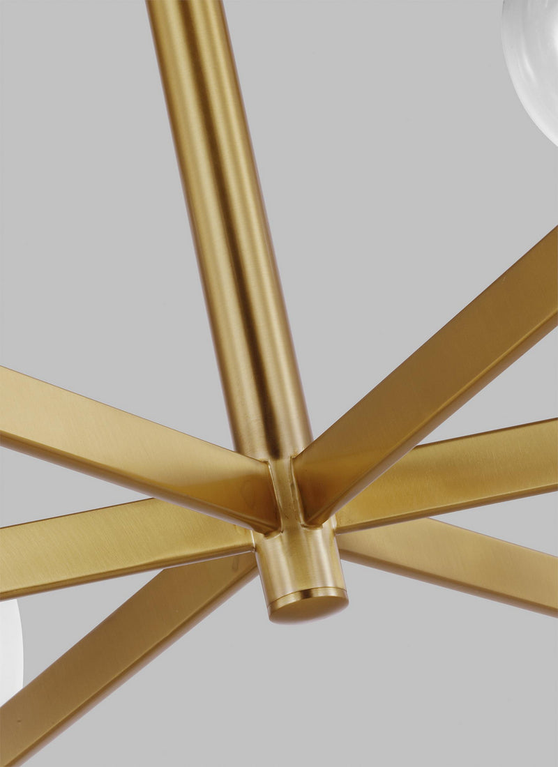 Visual Comfort Studio KSC10018BBSCG Londyn 18 Light Chandelier, Burnished Brass with Clear Glass Alternate Image 3.jpg