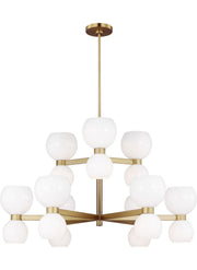 Visual Comfort Studio KSC10018BBSMG Londyn 18 Light Chandelier, Burnished Brass with Milk White Glass Alternate Image.jpg