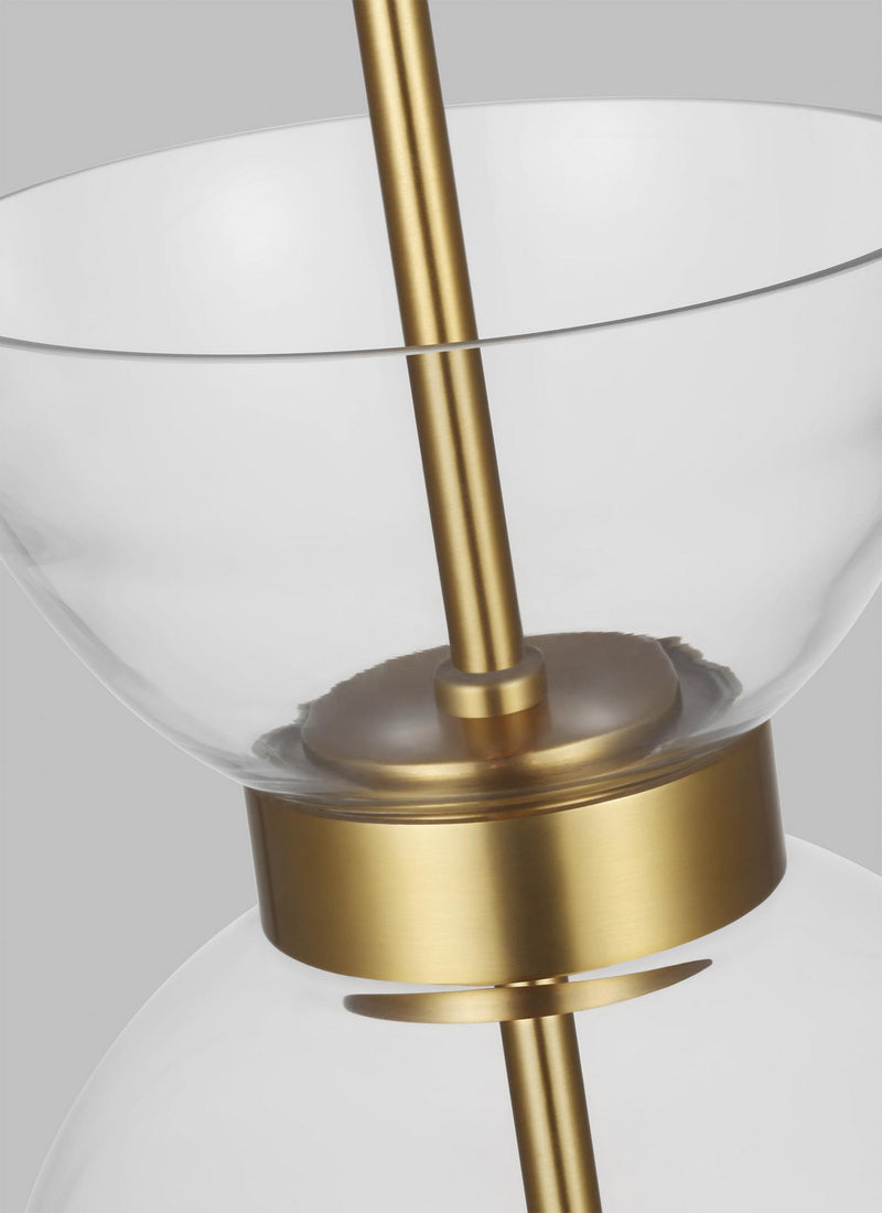 Visual Comfort Studio KSP1031BBSCG Londyn One Light Pendant, Burnished Brass with Clear Glass Alternate Image.jpg