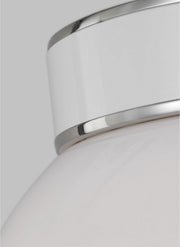 Visual Comfort Studio KSF1051PNGW Monroe One Light Flush Mount, Polished Nickel Alternate Image.jpg