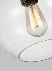 Visual Comfort Studio KSP1061BBSGW Monroe One Light Pendant, Burnished Brass Alternate Image 2.jpg