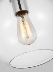 Visual Comfort Studio KSP1061PNGW Monroe One Light Pendant, Polished Nickel Alternate Image 2.jpg