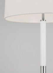 Visual Comfort Studio KST1041PNGW1 Monroe One Light Table Lamp, Polished Nickel Alternate Image 2.jpg