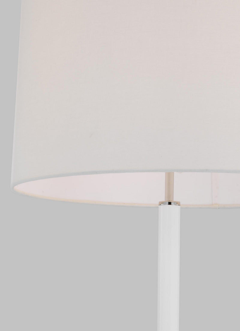 Visual Comfort Studio KST1051PNGW1 Monroe One Light Floor Lamp, Polished Nickel Alternate Image 2.jpg