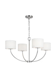 Visual Comfort Studio KSC1034PN Sawyer Four Light Chandelier, Polished Nickel Alternate Image.jpg