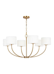 Visual Comfort Studio KSC1046BBS Sawyer Six Light Chandelier, Burnished Brass Alternate Image.jpg