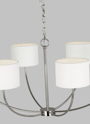 Visual Comfort Studio KSC1046PN Sawyer Six Light Chandelier, Polished Nickel Alternate Image 2.jpg