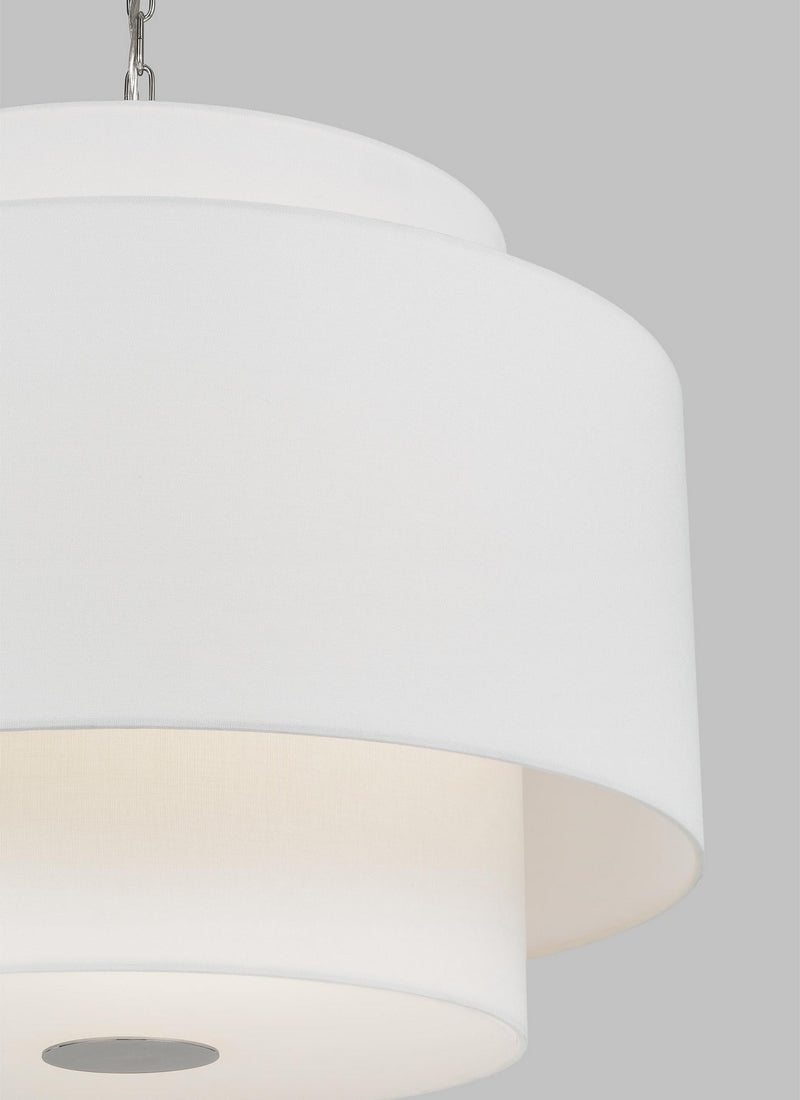 Visual Comfort Studio KSP1043PN Sawyer Three Light Pendant, Polished Nickel Alternate Image 2.jpg