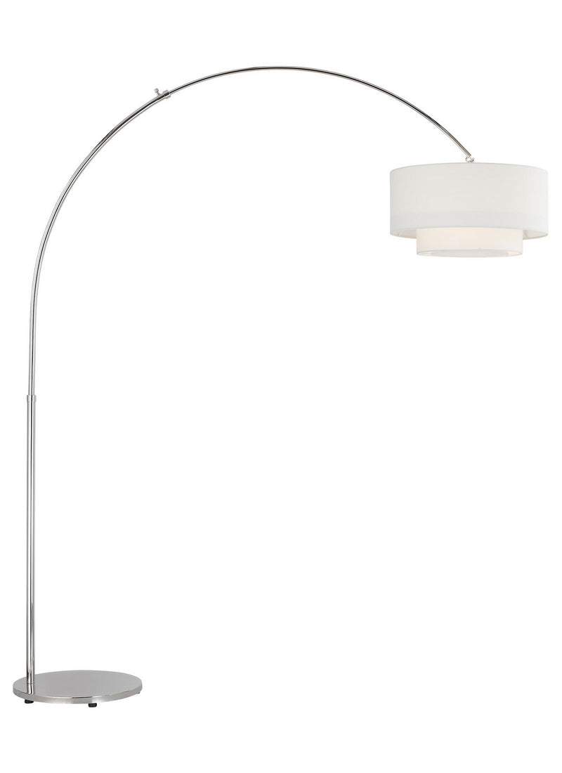 Visual Comfort Studio KST1031PN1 Sawyer One Light Floor Lamp, Polished Nickel Alternate Image.jpg
