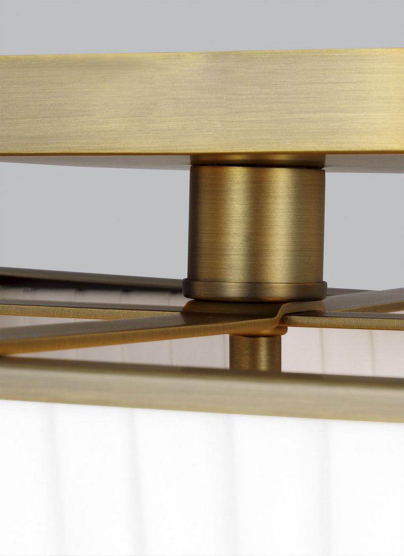Visual Comfort Studio LF1044TWB Esther Four Light Flush Mount, Time Worn Brass Alternate Image 2.jpg