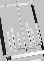 Visual Comfort Studio LC1156PN Hadley Six Light Lantern, Polished Nickel Alternate Image 2.jpg