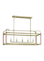 Visual Comfort Studio LC1165TWB Hadley Five Light Chandelier, Time Worn Brass Alternate Image.jpg