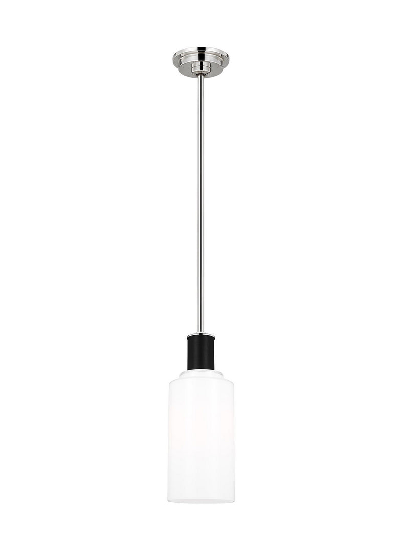 Visual Comfort Studio LP1071PNMG Hadley One Light Pendant, Polished Nickel Alternate Image.jpg