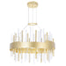 CWI Lighting 1245P20-602 Millipede LED Chandelier Satin Gold Alt 4.jpg