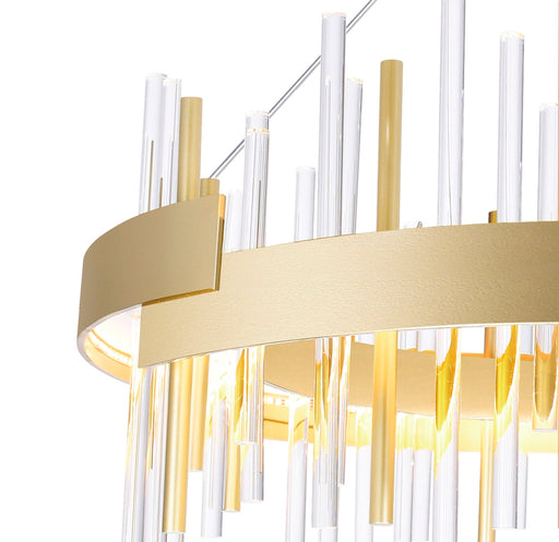 CWI Lighting 1245P26-602 Millipede LED Chandelier Satin Gold Alt 1.jpg