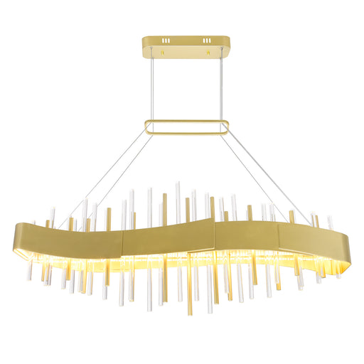 CWI Lighting 1245P40-602 Millipede LED Chandelier Satin Gold Alt 1.jpg