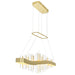 CWI Lighting 1245P40-602 Millipede LED Chandelier Satin Gold Alt 3.jpg