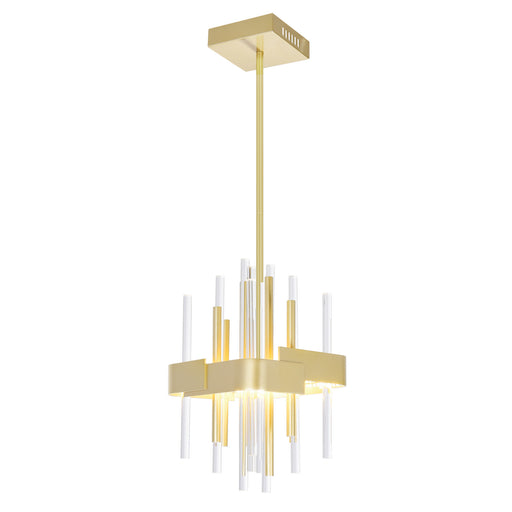 CWI Lighting 1245P8-602 Millipede LED Mini Pendant Satin Gold Alt 1.jpg