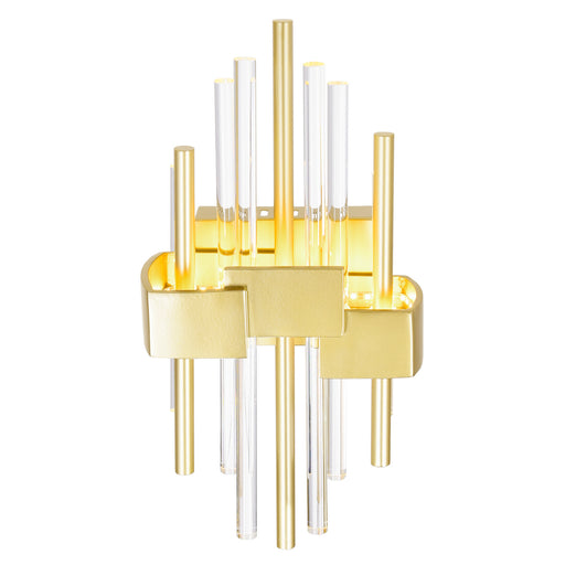 CWI Lighting 1245W7-1-602 Millipede LED Wall Sconce Satin Gold Alt 1.jpg