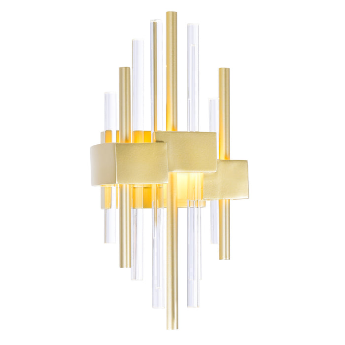 CWI Lighting 1245W7-1-602 Millipede LED Wall Sconce Satin Gold Alt 3.jpg