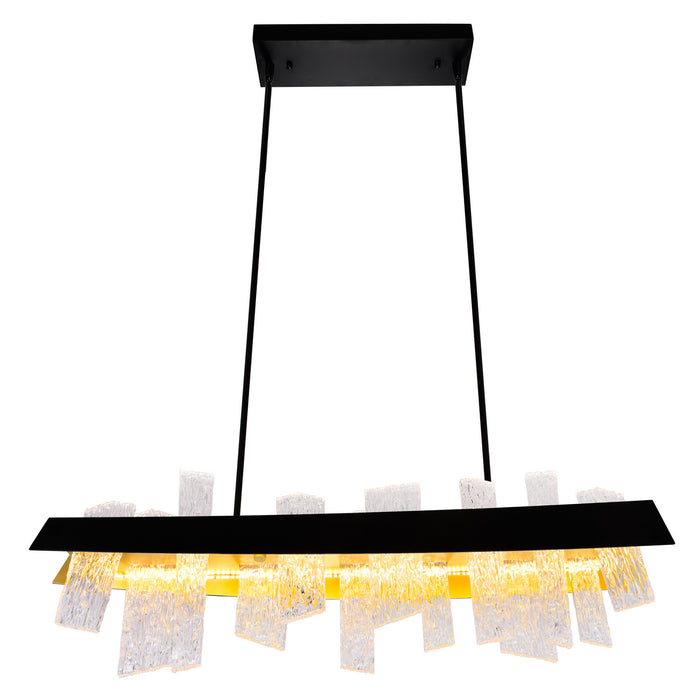 CWI Lighting 1246P39-101 Guadiana LED Chandelier Black & Satin Gold Alt 1.jpg