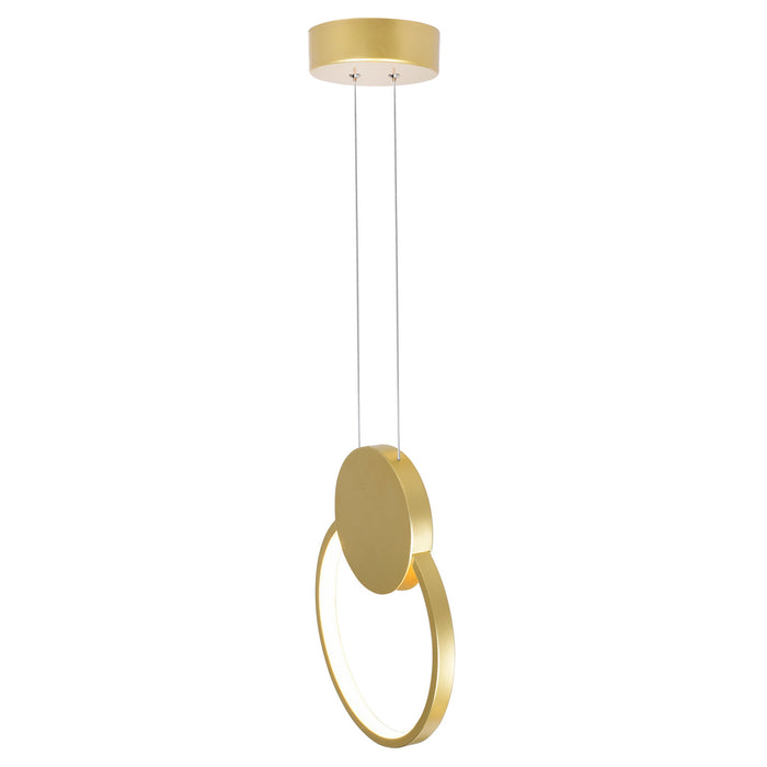 CWI Lighting 1297P10-1-602 Pulley LED Mini Pendant Satin Gold Alt 1.jpg