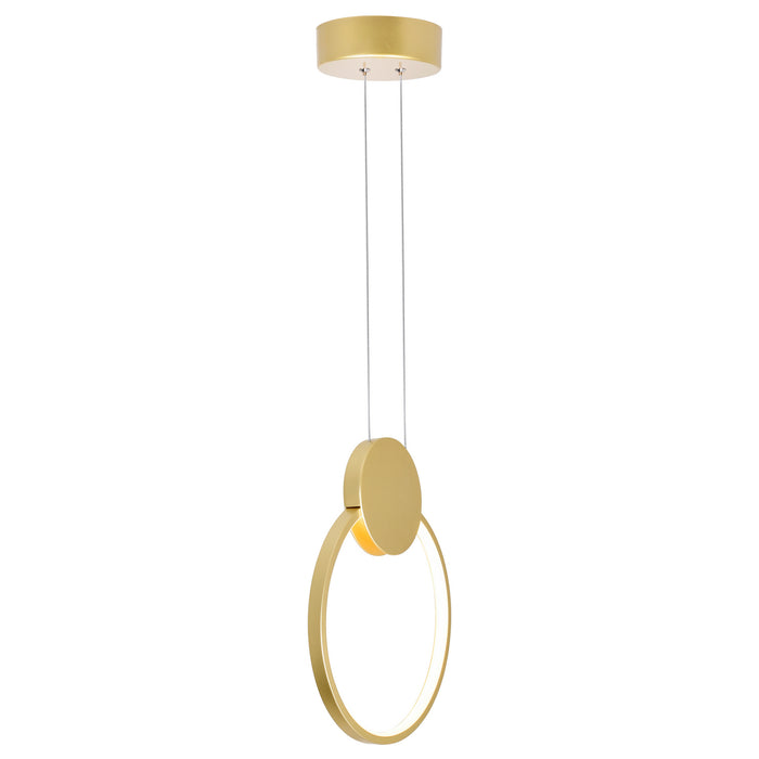 CWI Lighting 1297P10-1-602 Pulley LED Mini Pendant Satin Gold Alt 2.jpg