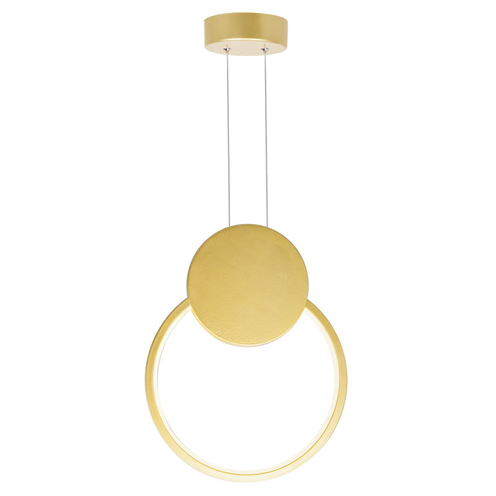 CWI Lighting 1297P8-1-602 Pulley LED Mini Pendant Satin Gold Alt 1.jpg