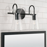 Capital Lighting 142421MB Mila Two Light Vanity, Matte Black Alternate Image 2.jpg