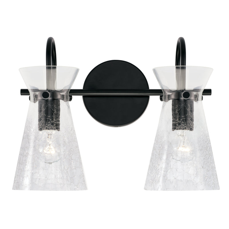 Capital Lighting 142421MB Mila Two Light Vanity, Matte Black Alternate Image 3.jpg
