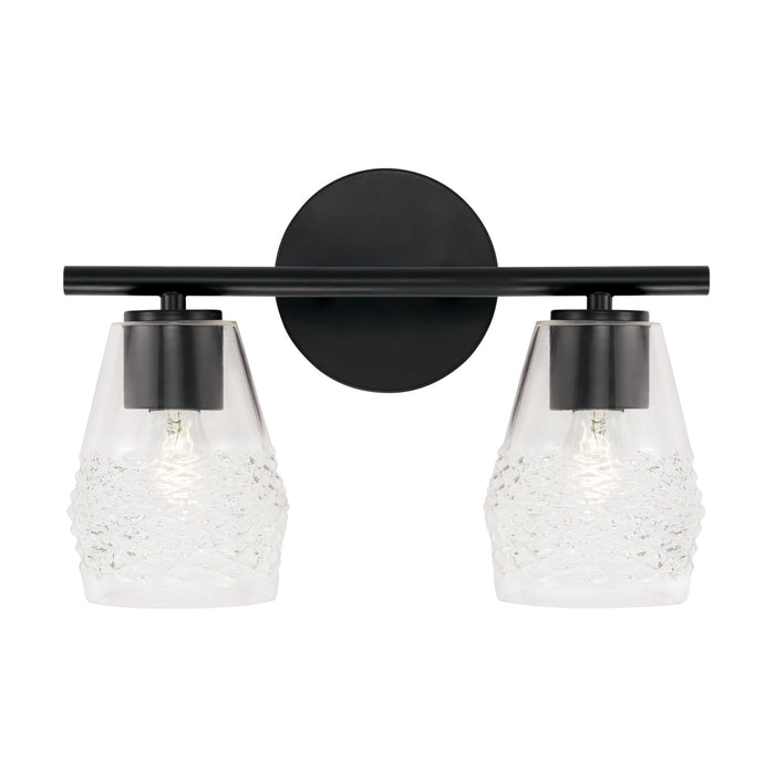 Capital Lighting 145021MB-524 Dena Two Light Vanity, Matte Black Alternate Image 3.jpg