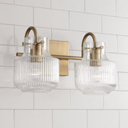 Capital Lighting 145121AD Nyla Two Light Vanity, Aged Brass Alternate Image 2.jpg