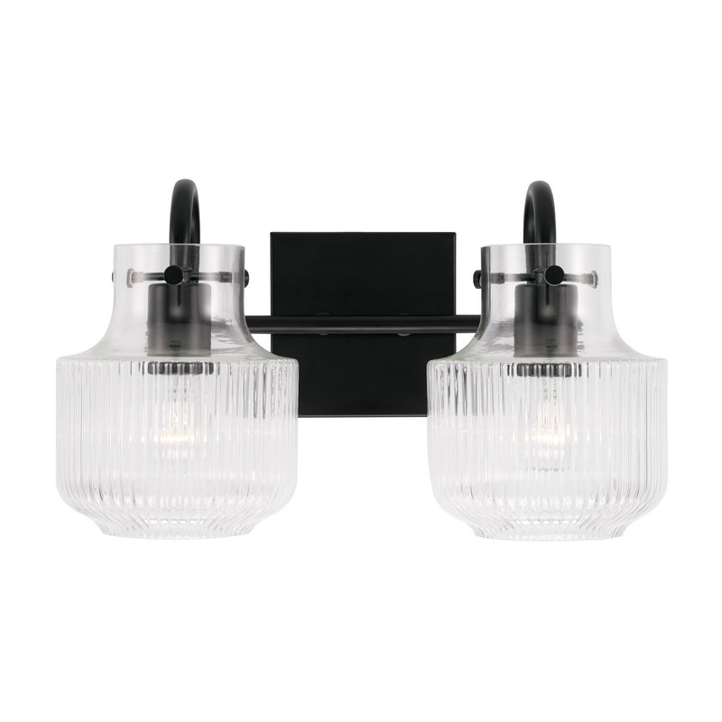 Capital Lighting 145121MB Nyla Two Light Vanity, Matte Black Alternate Image 3.jpg