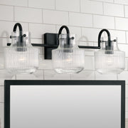 Capital Lighting 145131MB Nyla Three Light Vanity, Matte Black Alternate Image 2.jpg