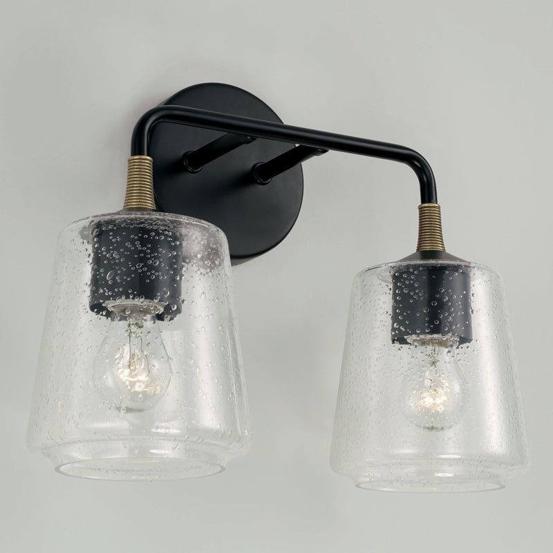 Capital Lighting 145621KB-530 Amara Two Light Vanity, Matte Black with Brass Alternate Image.jpg