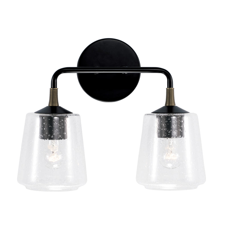 Capital Lighting 145621KB-530 Amara Two Light Vanity, Matte Black with Brass Alternate Image 3.jpg