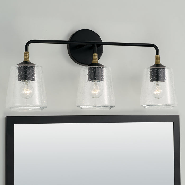 Capital Lighting 145631KB-530 Amara Three Light Vanity, Matte Black with Brass Alternate Image 2.jpg