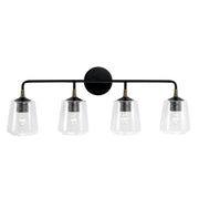 Capital Lighting 145641KB-530 Amara Four Light Vanity, Matte Black with Brass Alternate Image 3.jpg