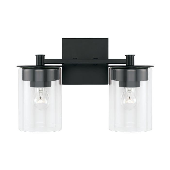 Capital Lighting 146821MB-532 Mason Two Light Vanity, Matte Black Alternate Image 3.jpg