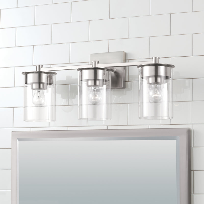 Capital Lighting 146831BN-532 Mason Three Light Vanity, Brushed Nickel Alternate Image 2.jpg