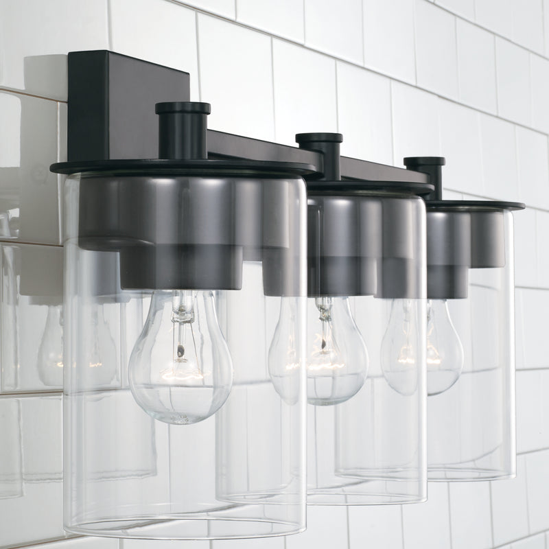 Capital Lighting 146831MB-532 Mason Three Light Vanity, Matte Black Alternate Image.jpg