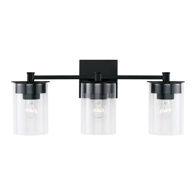 Capital Lighting 146831MB-532 Mason Three Light Vanity, Matte Black Alternate Image 3.jpg