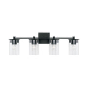 Capital Lighting 146841MB-532 Mason Four Light Vanity, Matte Black Alternate Image 3.jpg