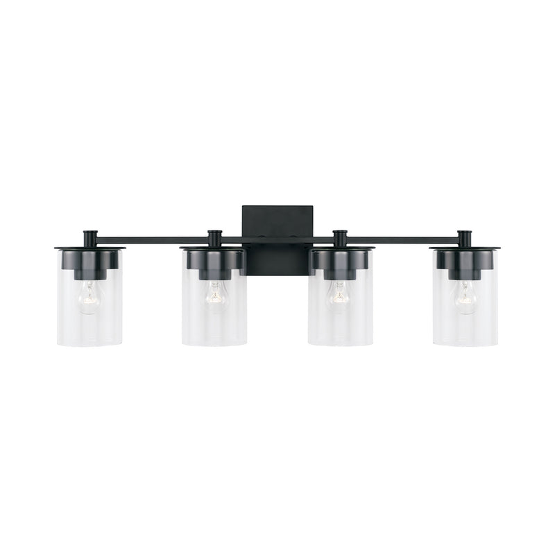 Capital Lighting 146841MB-532 Mason Four Light Vanity, Matte Black Alternate Image 3.jpg